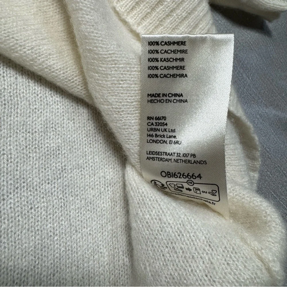 Free People Staycation Cashmere Pullover In Cream Size M